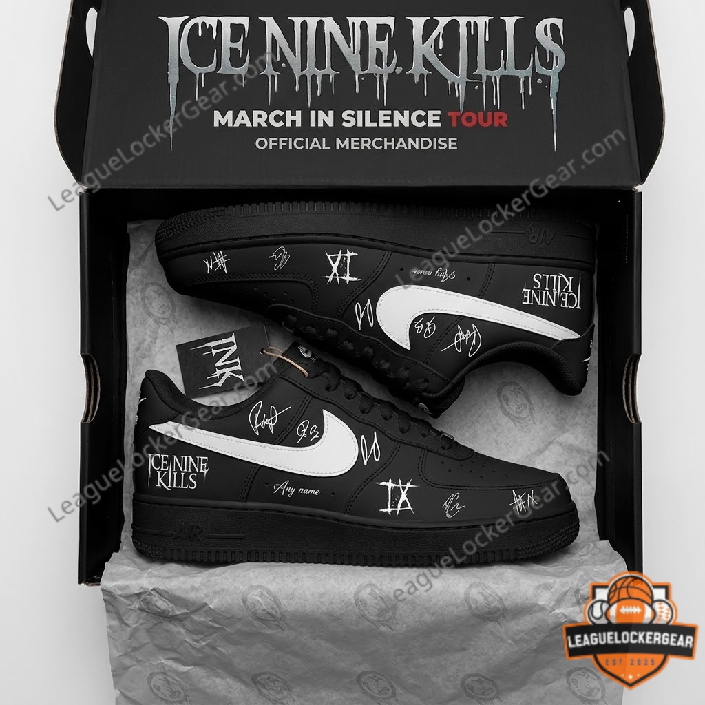 Ice Nine Kills March In Silence Tour Signed Sneakers