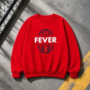 Sophie Cunningham Indiana Fever Red Crewneck Sweatshirt
