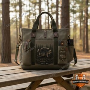 Jimothy King Raccoon Feral Legend Canvas Tote Bag