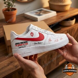 Jonas Brothers The Burning Up Tour All Over Again Custom Sneaker