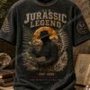 Jurassic Legend Paleontologist Explorer 1947-2026 Legacy Tribute T-Shirt
