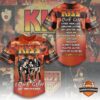 KISS Love Gun 50th Anniversary Baseball Jersey
