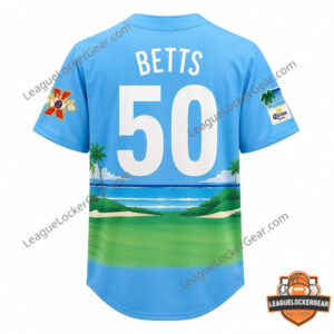MLB Beach Connect Series Mookie Betts La Playa Baseball Jersey