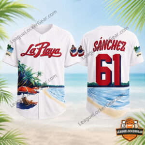 MLB Beach Connect Series Cristopher Sanchez La Playa Baseball Jersey