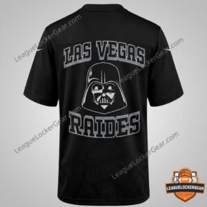 Las Vegas Raiders Darth Vader Star Wars Crossover Football Jersey