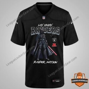 Las Vegas Raiders Darth Vader Star Wars Crossover Football Jersey