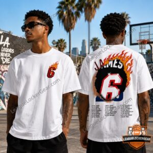 LeBron James Career Milestones Tour Good Intentions T-Shirt
