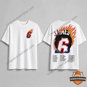 LeBron James Career Milestones Tour Good Intentions T-Shirt