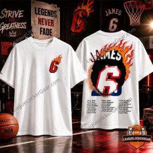 LeBron James Career Milestones Tour Good Intentions T-Shirt
