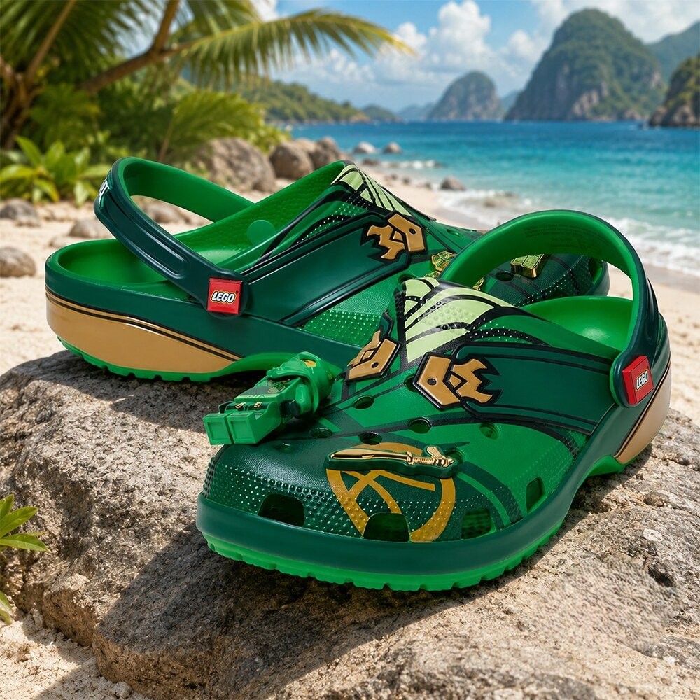 LEGO x Ninjago Lloyd 15th Anniversary Clogs Crocs With Charms