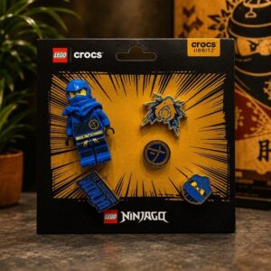 LEGO Ninjago Jay Character & Symbols Jibbitz Charm Set