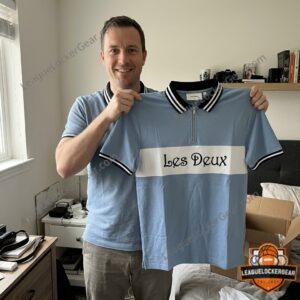 Lewandowski Les Deux Logo Zip Polo Shirt
