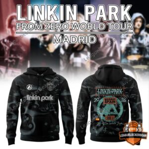 Linkin Park From Zero World Tour Madrid 2026 Hoodie