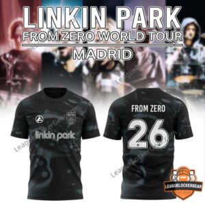 Linkin Park From Zero World Tour Madrid 26 T-Shirt