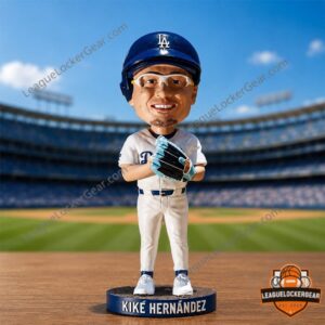 Los Angeles Dodgers Kiké Hernández World Series Champions Bobblehead Figure