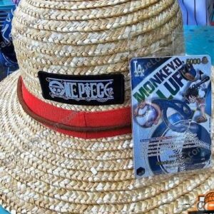 Los Angeles Dodgers LA x One Piece Logo Straw Hat