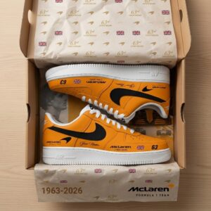 McLaren Formula 1 Team 63rd Anniversary Custom Sneakers
