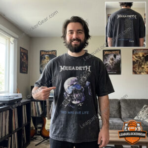 Megadeth LET THERE BE BLOOD Tour THIS WAS OUR LIFE 2026 Washed T-Shirt