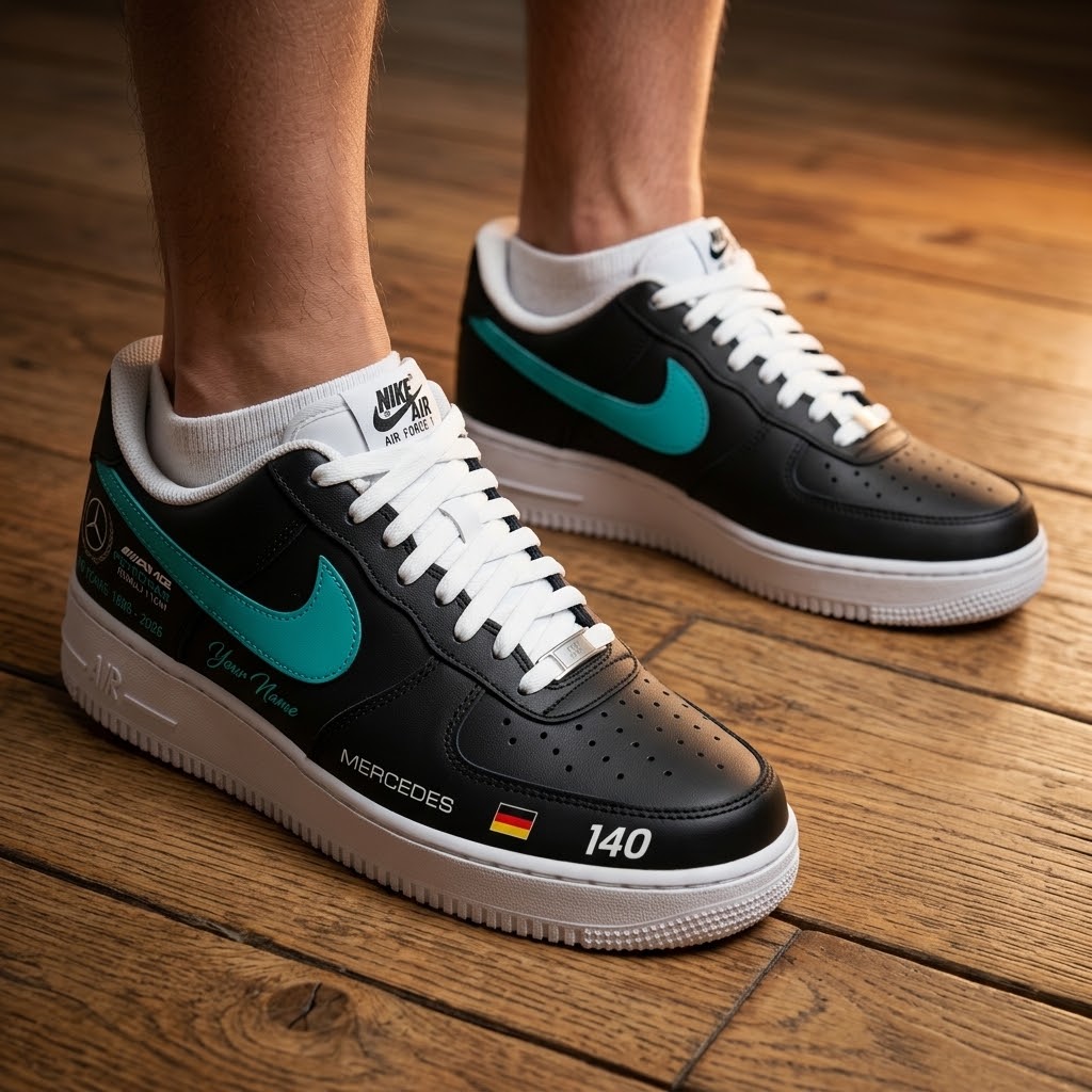 Mercedes 140th Anniversary 1886-2026 Custom Sneakers