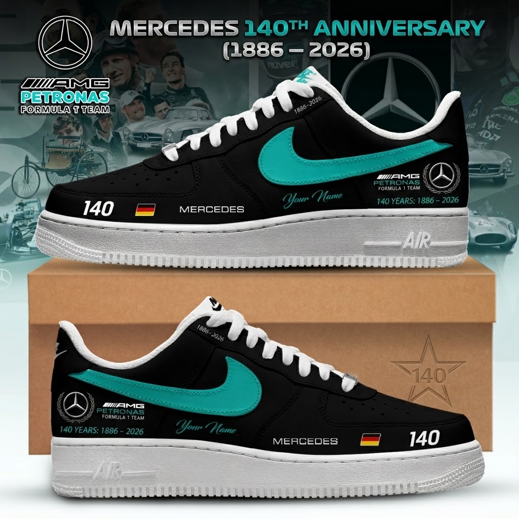 Mercedes 140th Anniversary 1886-2026 Custom Sneakers