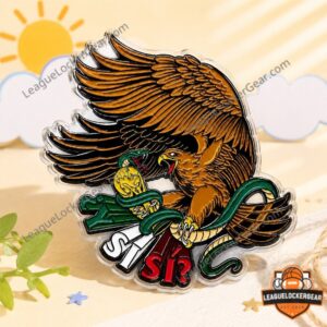 Mexico 2026 World Cup Y Si Si Acrylic Pin El Tri Eagle Snake Acrylic Plaque