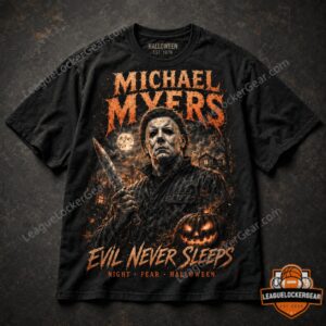 Michael Myers Halloween Est 1978 Evil Never Sleeps T-Shirt