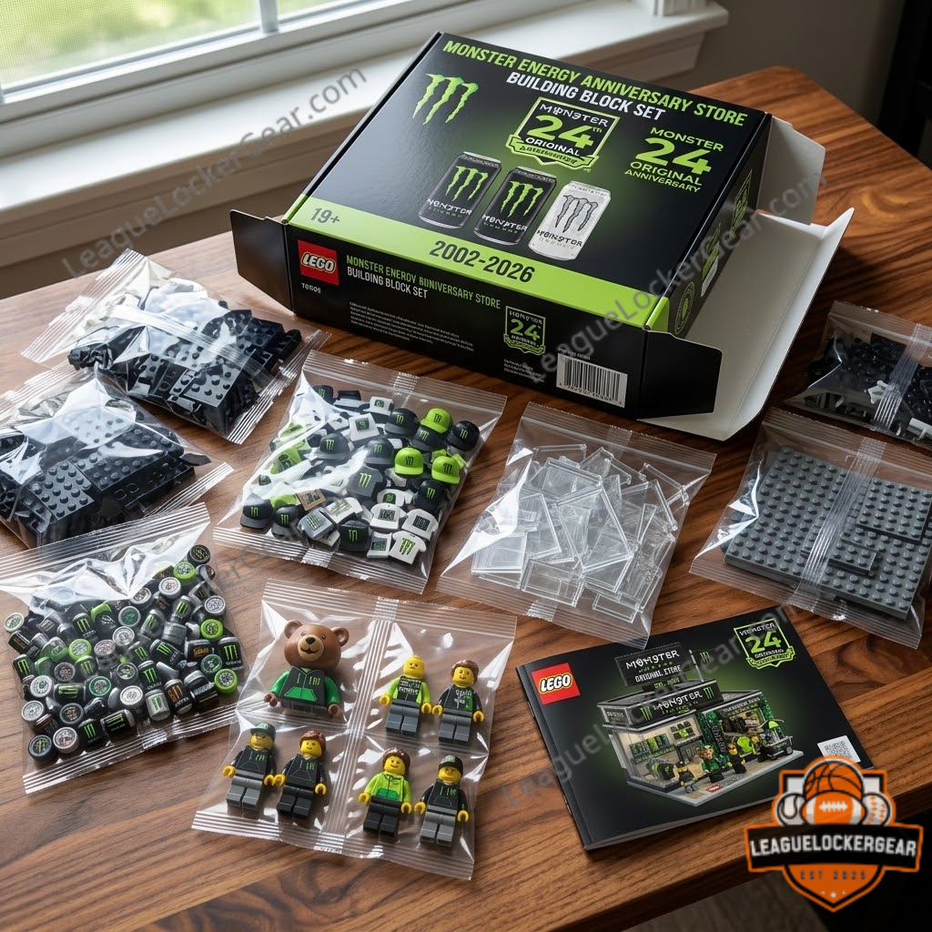 Monster Energy 24th Anniversary Original Store Building Block Set