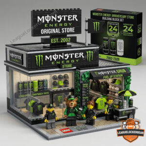Monster Energy 24th Anniversary Original Store Building Block Set