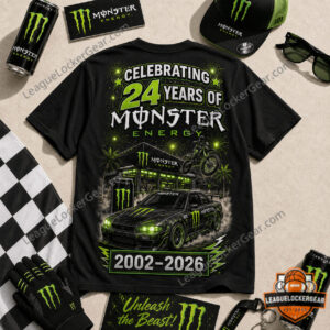 Monster Energy 24th Anniversary 3D T-Shirt