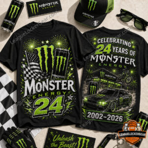 Monster Energy 24th Anniversary 3D T-Shirt