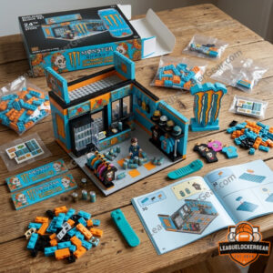 Monster Energy 24th Mango Loco Anniversary Store Building Block Set