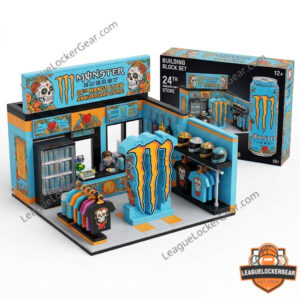 Monster Energy 24th Mango Loco Anniversary Store Building Block Set