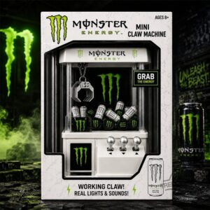 Monster Energy Mini Claw Machine Figure