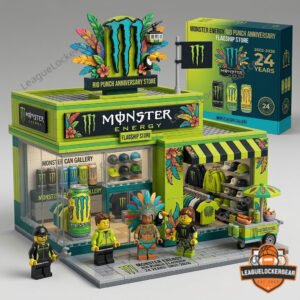 Monster Energy Rio Punch Anniversary Flagship Store Building Block Set