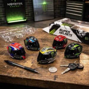 Monster Energy Super Helmets 5-Pack Mini Helmets