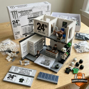 Monster Energy Ultra White 24th Anniversary Building Block Set