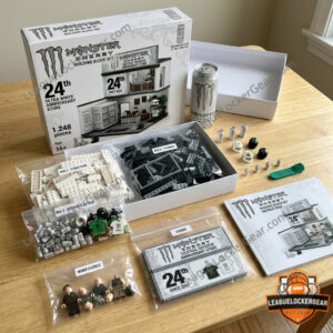 Monster Energy Ultra White 24th Anniversary Building Block Set