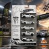Hot Wheels Monster Energy Ultra White 5-Pack Diecast Cars Set