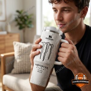 Monster Energy Ultra White Claw Logo Stanley Tumbler
