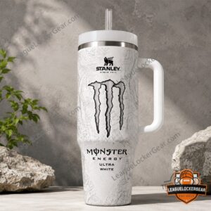 Monster Energy Ultra White Claw Logo Stanley Tumbler
