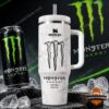 Monster Energy Ultra White Claw Logo Stanley Tumbler