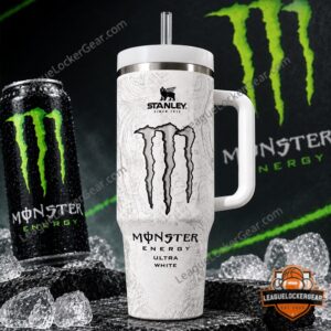 Monster Energy Ultra White Claw Logo Stanley Tumbler