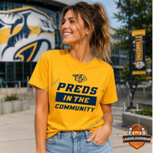 Nashville Predators In The Community T-Shirt