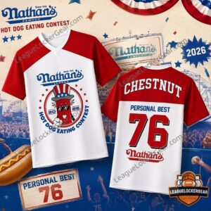 Joey Chestnut Nathan's Hot Dog Contest Jersey Shirt