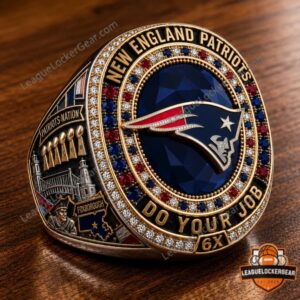 New England Patriots 6X Super Bowl Champions Ring