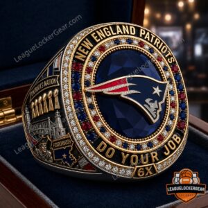 New England Patriots 6X Super Bowl Champions Ring