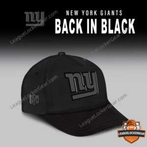 New York Giants Back In Black Apparel Collection