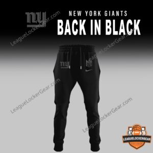New York Giants Back In Black Apparel Collection