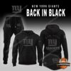 New York Giants Back In Black Apparel Collection