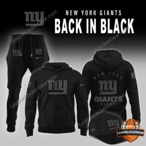 New York Giants Back In Black Apparel Collection